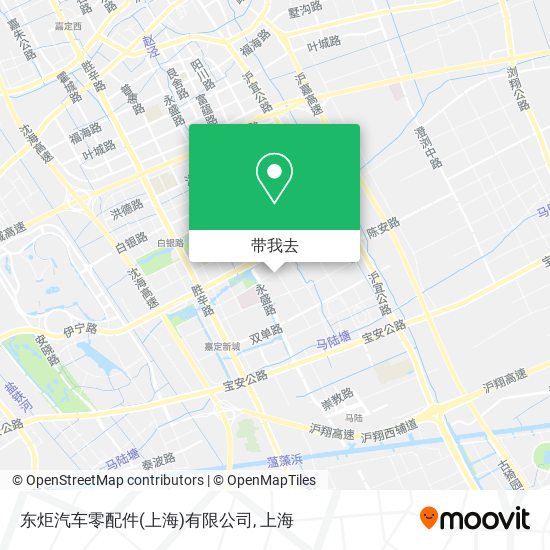 东炬汽车零配件(上海)有限公司地图