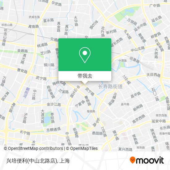 兴培便利(中山北路店)地图