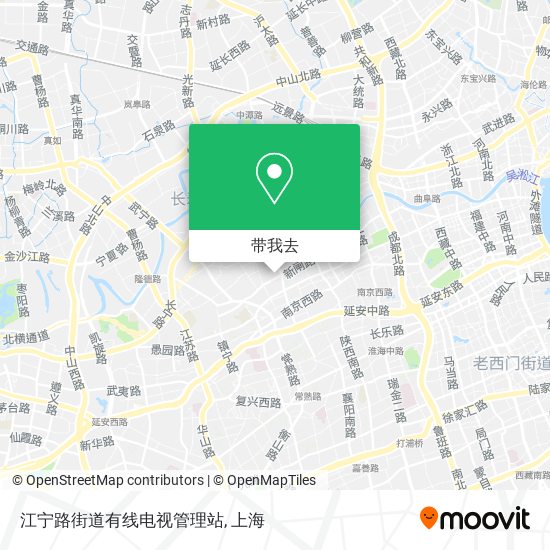江宁路街道有线电视管理站地图