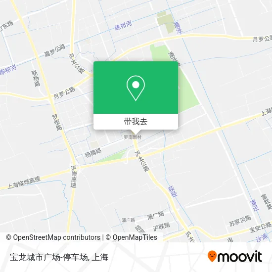 宝龙城市广场-停车场地图
