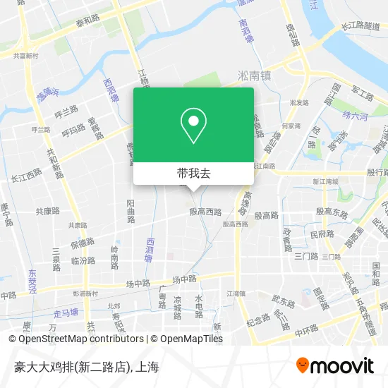 豪大大鸡排(新二路店)地图