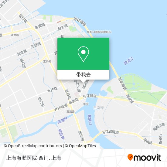 上海海淞医院-西门地图