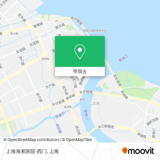 上海海淞医院-西门地图