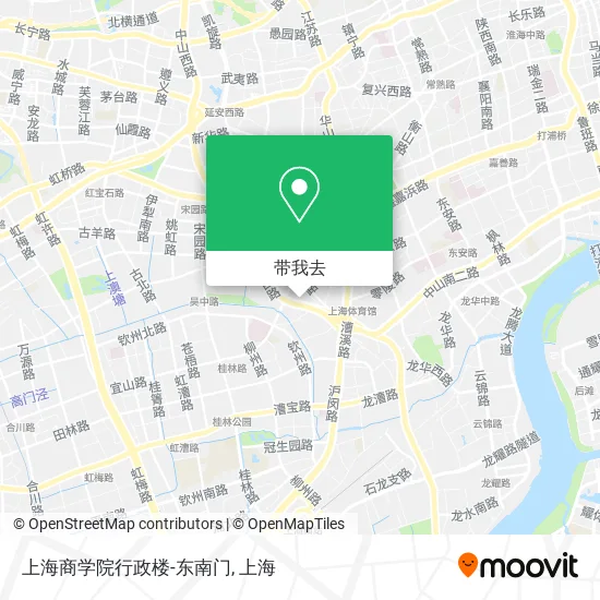 上海商学院行政楼-东南门地图