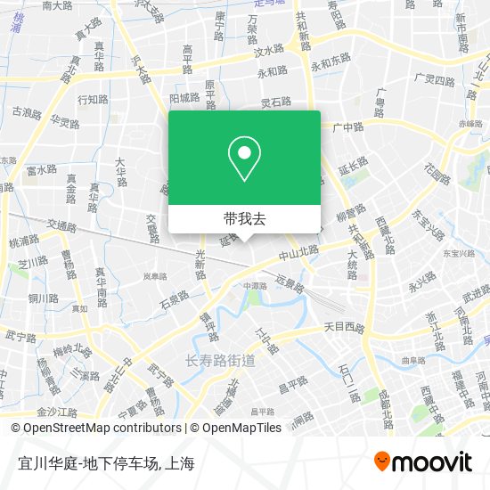 宜川华庭-地下停车场地图