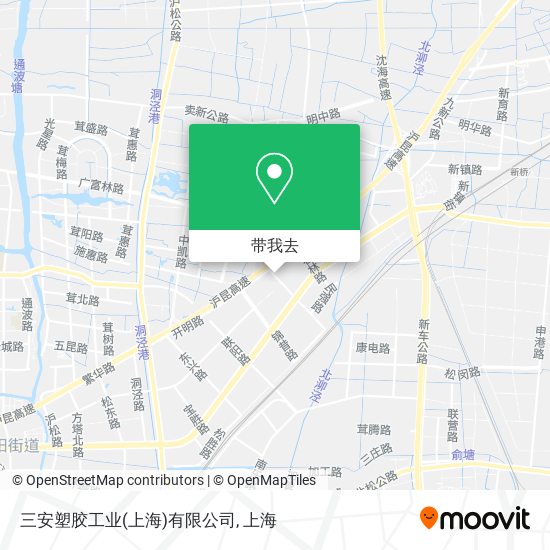 三安塑胶工业(上海)有限公司地图