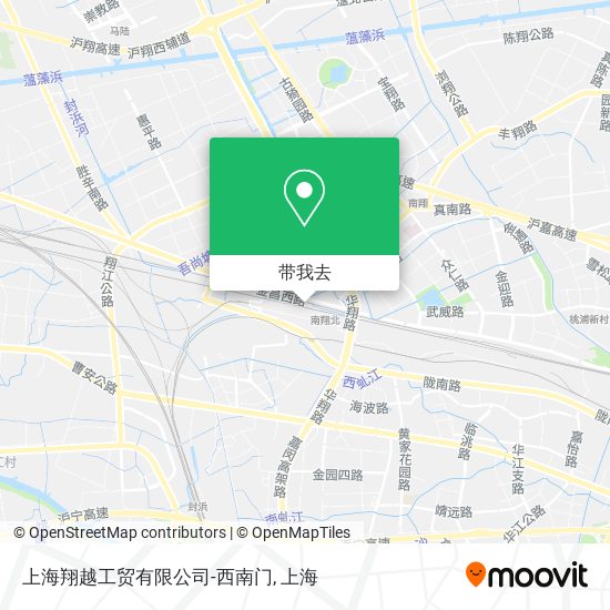 上海翔越工贸有限公司-西南门地图