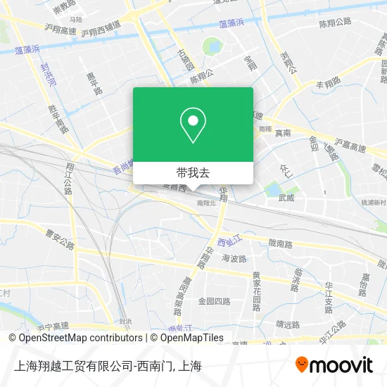 上海翔越工贸有限公司-西南门地图