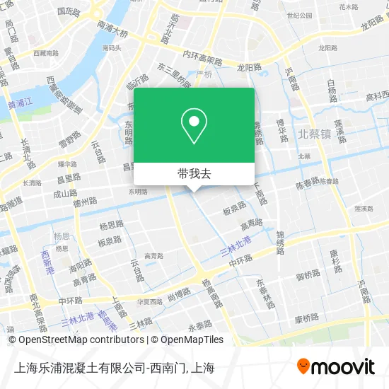 上海乐浦混凝土有限公司-西南门地图