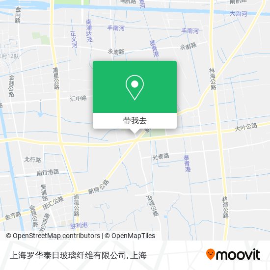 上海罗华泰日玻璃纤维有限公司地图