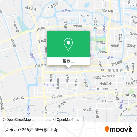 荣乐西路266弄-55号楼地图