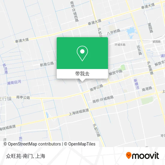 众旺苑-南门地图