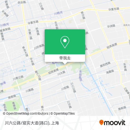 川六公路/迎宾大道(路口)地图