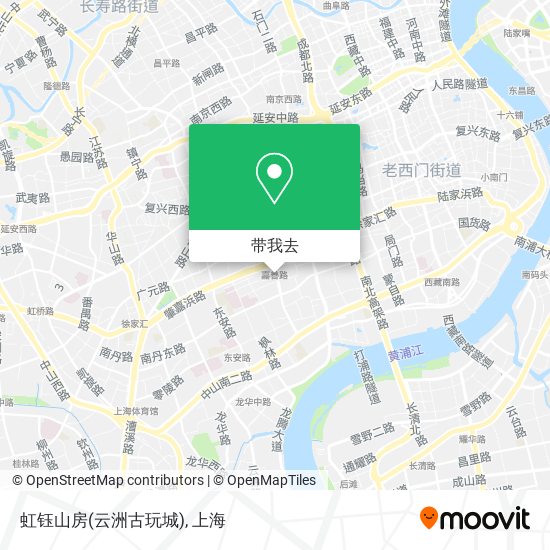 虹钰山房(云洲古玩城)地图