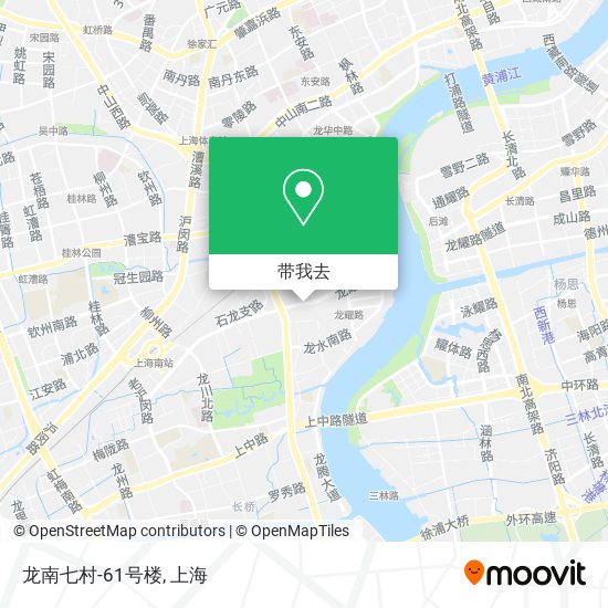 龙南七村-61号楼地图