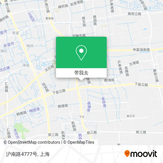 沪南路4777号地图