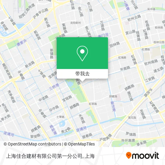 上海佳合建材有限公司第一分公司地图