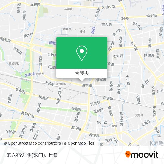 第六宿舍楼(东门)地图
