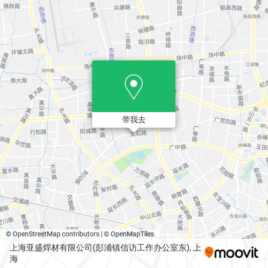 上海亚盛焊材有限公司(彭浦镇信访工作办公室东)地图