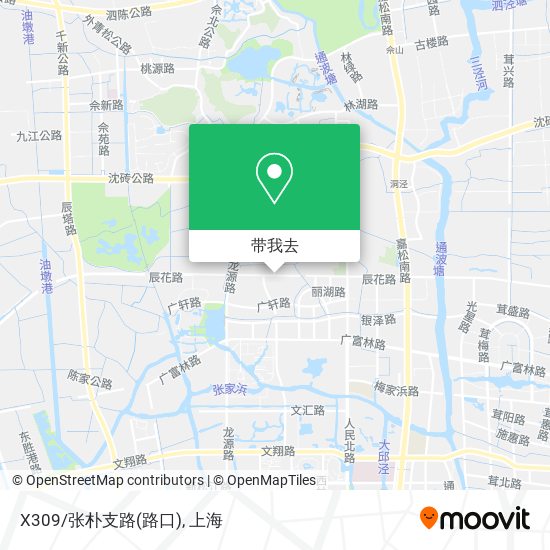 X309/张朴支路(路口)地图