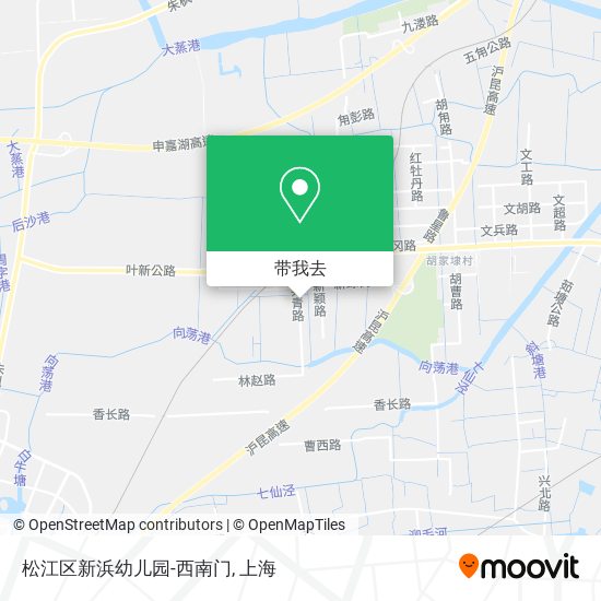 松江区新浜幼儿园-西南门地图