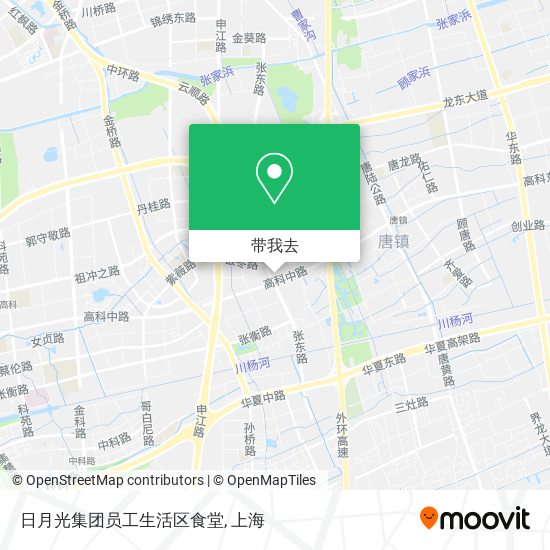 日月光集团员工生活区食堂地图