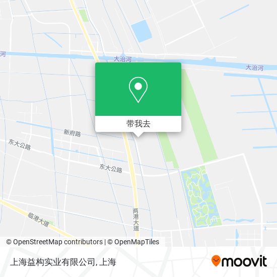 上海益构实业有限公司地图
