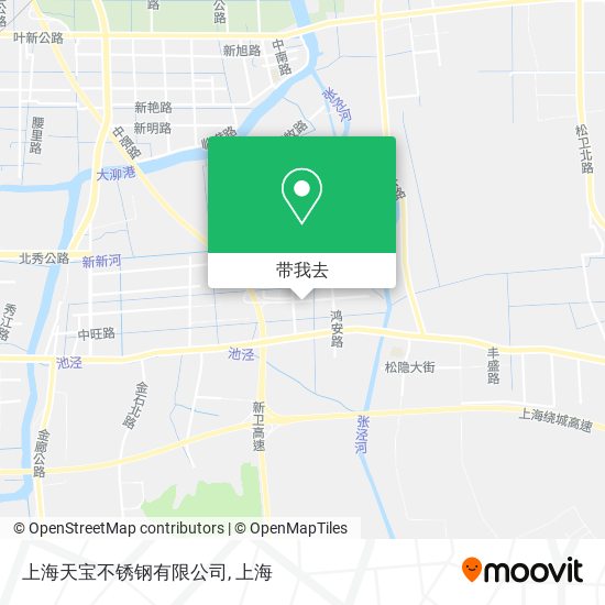 上海天宝不锈钢有限公司地图