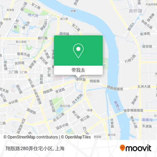 翔殷路280弄住宅小区地图