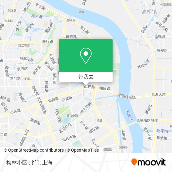 梅林小区-北门地图