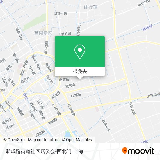 新成路街道社区居委会-西北门地图