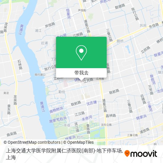 上海交通大学医学院附属仁济医院(南部)-地下停车场地图