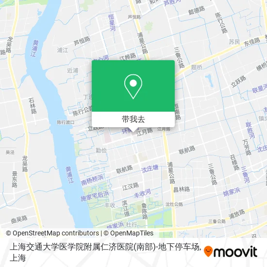 上海交通大学医学院附属仁济医院(南部)-地下停车场地图