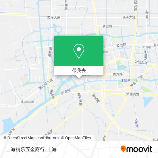 上海精乐五金商行地图