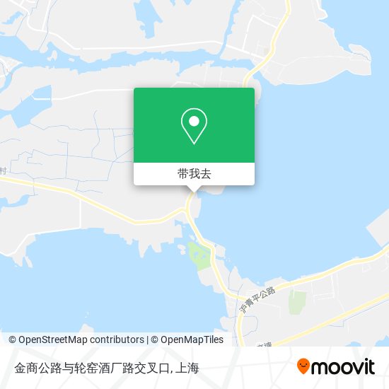 金商公路与轮窑酒厂路交叉口地图