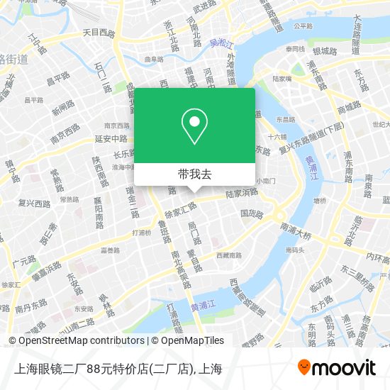 上海眼镜二厂88元特价店(二厂店)地图