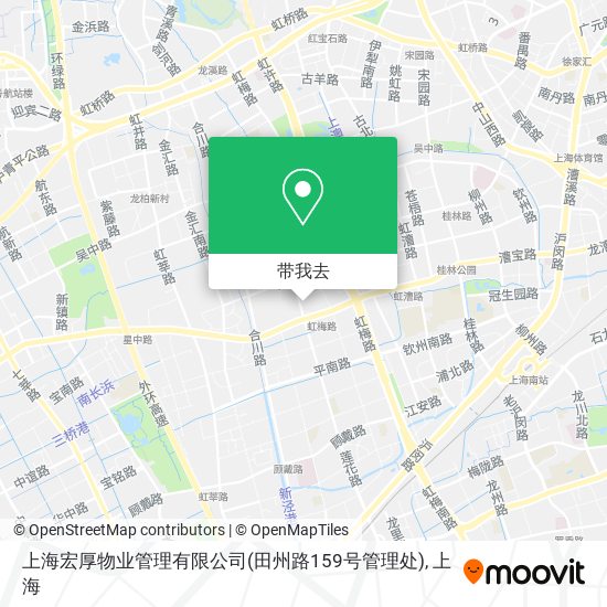 上海宏厚物业管理有限公司(田州路159号管理处)地图
