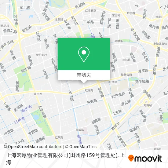 上海宏厚物业管理有限公司(田州路159号管理处)地图