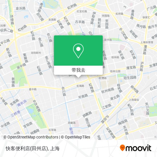 快客便利店(田州店)地图