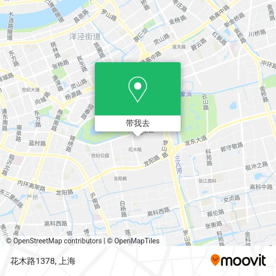 花木路1378地图