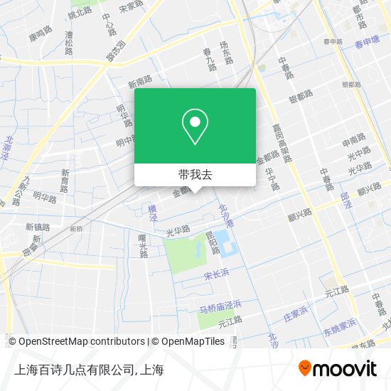 上海百诗几点有限公司地图