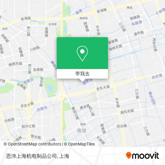 思沛上海机电制品公司地图