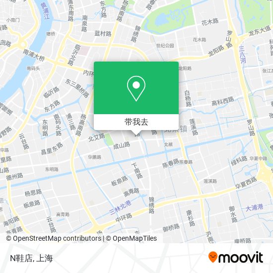 N鞋店地图