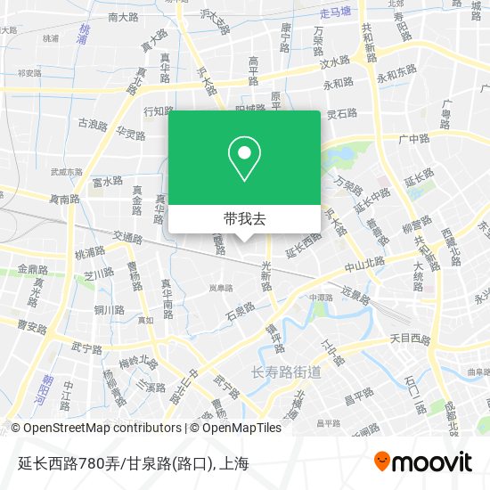 延长西路780弄/甘泉路(路口)地图