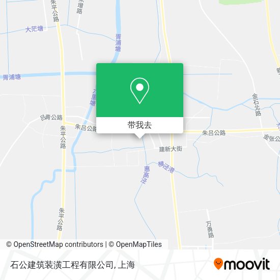 石公建筑装潢工程有限公司地图