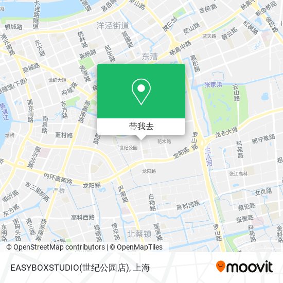 EASYBOXSTUDIO(世纪公园店)地图