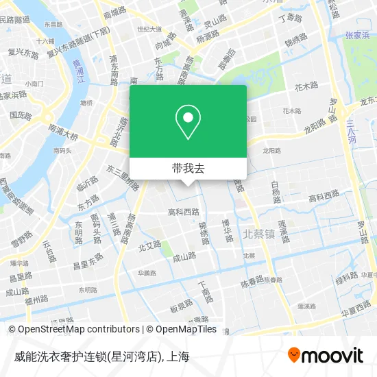 威能洗衣奢护连锁(星河湾店)地图