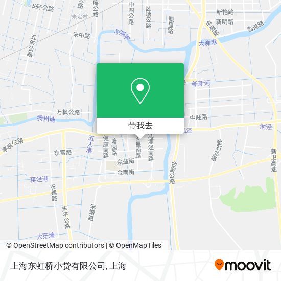 上海东虹桥小贷有限公司地图