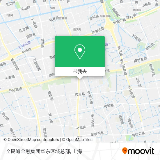 全民通金融集团华东区域总部地图