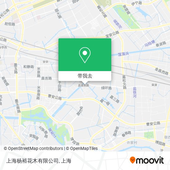 上海杨裕花木有限公司地图